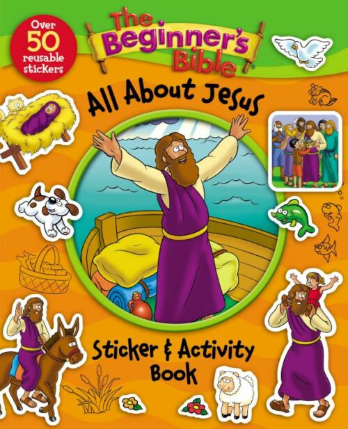 9780310746935 Beginners Bible All About Jesus Sticker And Activity Book