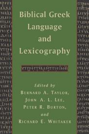 9780802863355 Biblical Greek Language And Lexicography