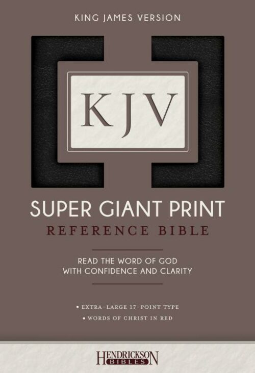 9781619709690 Super Giant Print Reference Bible