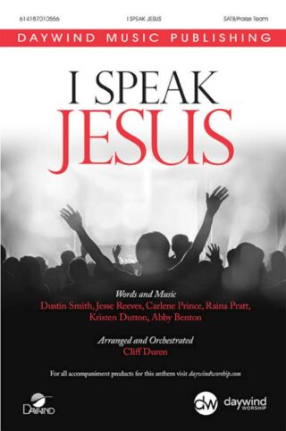614187010556 I Speak Jesus Anthem (Printed/Sheet Music)