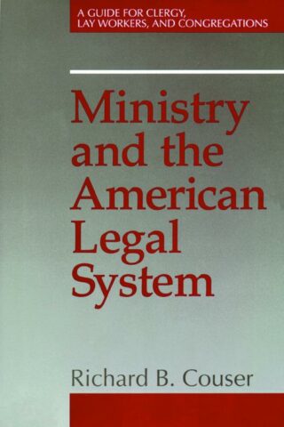 9780800626037 Ministry And The American Legal System