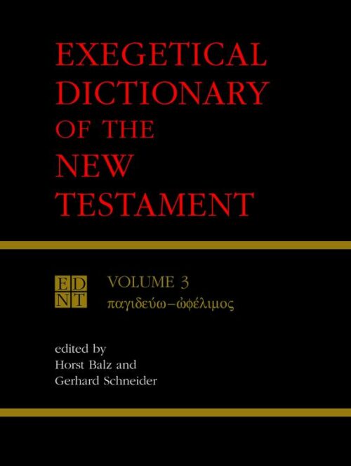 9780802821300 Exegetical Dictionary Of The New Testament 3