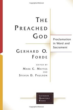 9781506427256 Preached God : Proclamation In Word And Sacrament