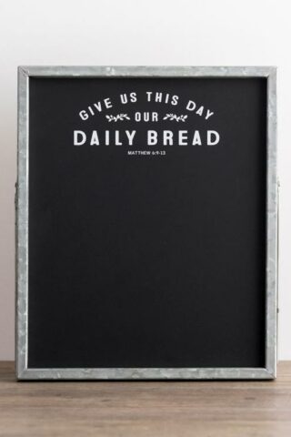 081983645075 Daily Bread Menu Board (Plaque)