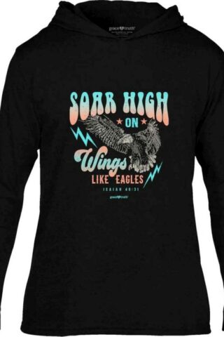 612978579084 Grace And Truth Soar High Hooded Long Sleeve (Medium T-Shirt)