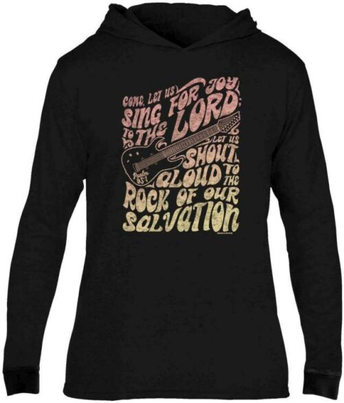 612978597033 Grace And Truth Sing For Joy Long Sleeve Hooded (Medium T-Shirt)