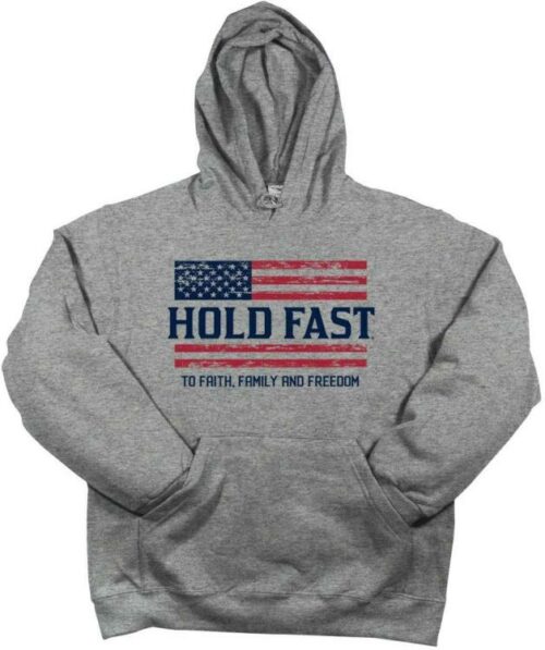 612978597736 Hold Fast 2 Color Flag Hooded