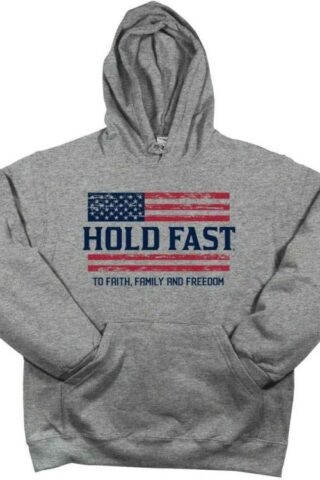 612978597774 Hold Fast 2 Color Flag Hooded