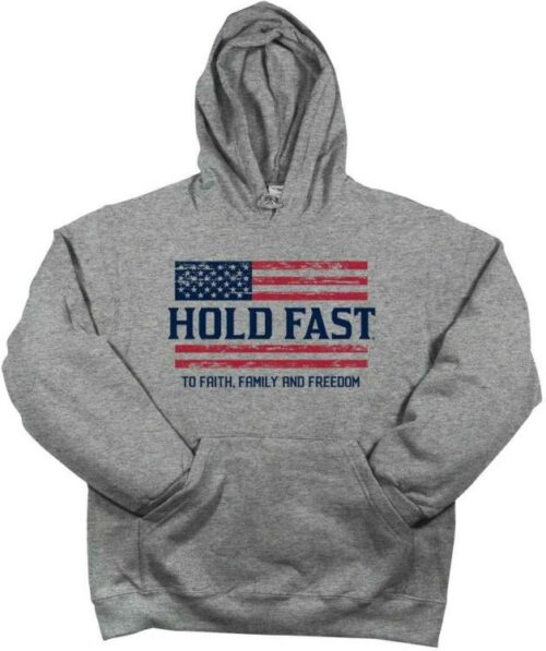 612978597774 Hold Fast 2 Color Flag Hooded
