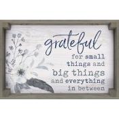 656200942598 Grateful For Small Things Dimensional Decor