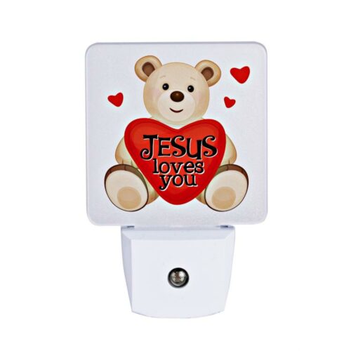 737682021305 Jesus Loves You Bear Nightlight