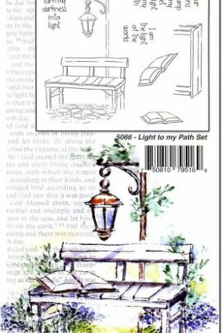 750810795169 AI Bible Journaling Light To My Path Watercolor Stamp Set