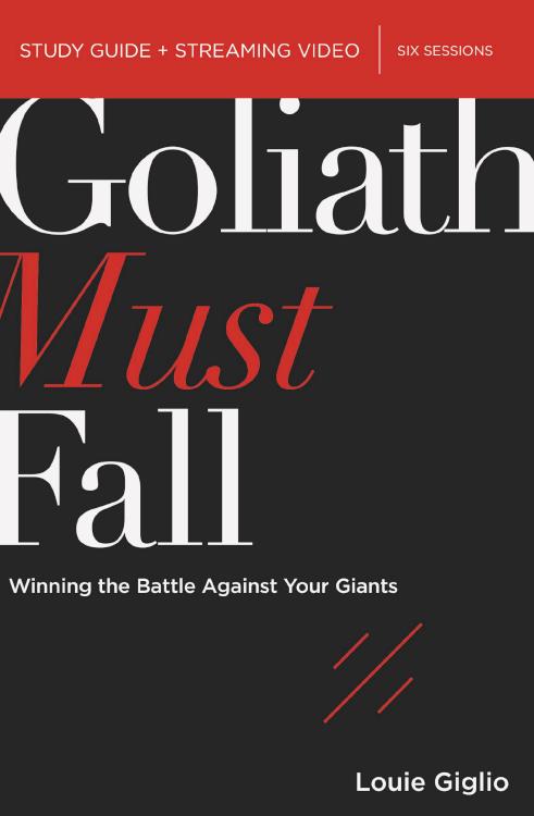9780310146506 Goliath Must Fall Bible Study Guide Plus Streaming Video (Student/Study Guide)