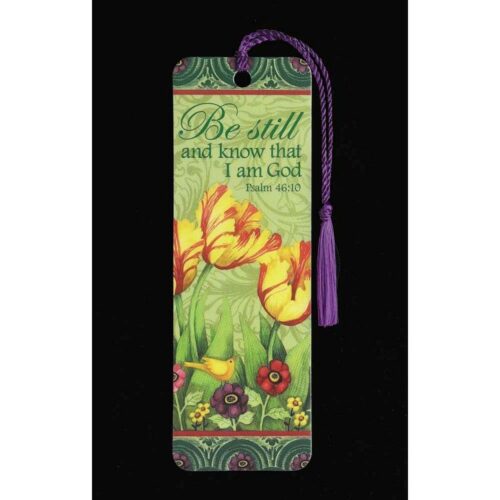 603799298896 Be Still And Know Tassle Bookmark
