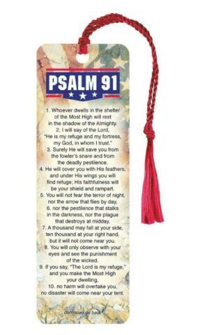 603799585903 Military Psalm 91 Tassel Bookmark