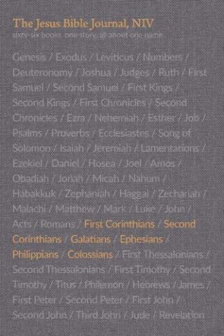 9780310456322 Jesus Bible 1 Corinthians - Colossians Journal Comfort Print