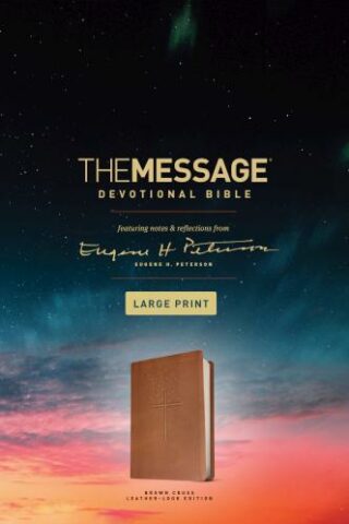 9781641582490 Message Devotional Bible Large Print