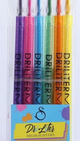 788200483037 Driliter Max Highlighter Assorted 6 Pack
