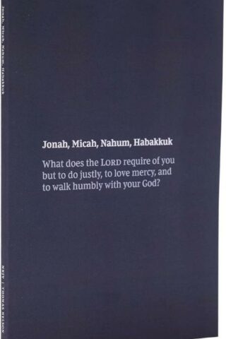 9780785236054 Jonah Micah Nahum Habakkuk Bible Journal Comfort Print