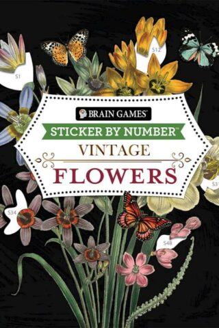 9781639382309 Vintage Flowers Sticker By Number