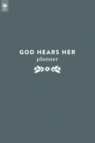 9781640703490 God Hears Her Undated Weekly Planner