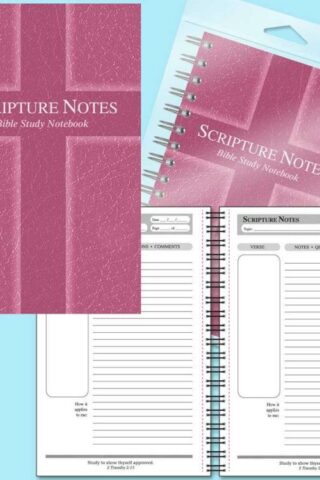 0634989819027 Scripture Notes Bible Study Notebook