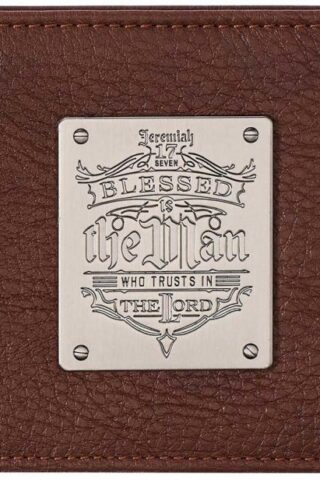 1220000137103 Blessed Is The Man Genuine Leather Jeremiah 17:7