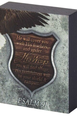 603799215947 Psalm 91 Eagle Tabletop Plaque