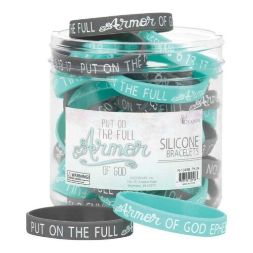 603799225083 Put On The Full Armor Silicone (Bracelet/Wristband)