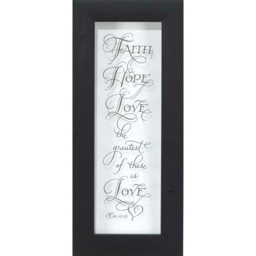 603799564083 Faith Hope Love Calligraphy