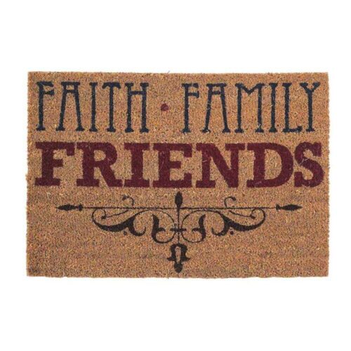 603799577557 Faith Family Friends Doormat