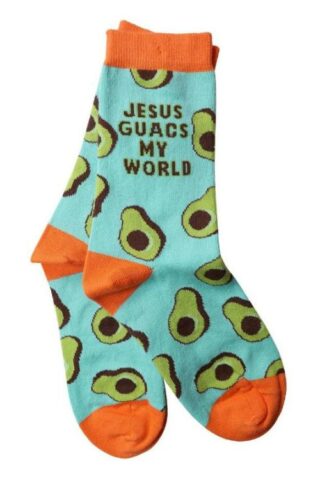 612978528990 Jesus Guacs My World Socks