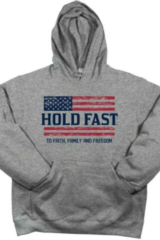 612978597736 Hold Fast 2 Color Flag Hooded