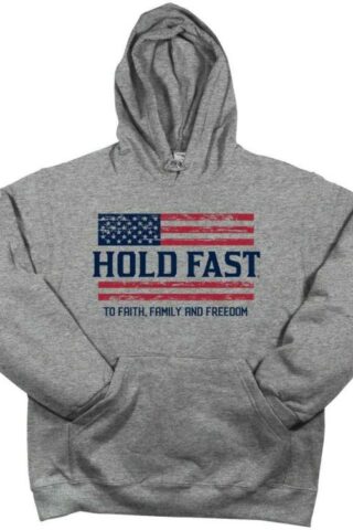 612978597750 Hold Fast 2 Color Flag Hooded