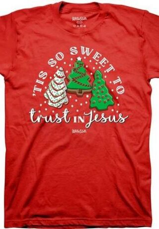 612978635513 Kerusso Tis So Sweet To Trust In Jesus (T-Shirt)