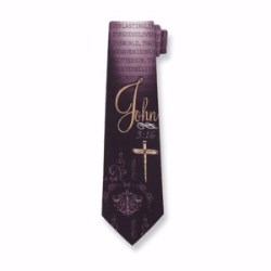 796736090957 John 3:16 Silk Tie