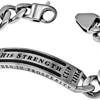 873839324131 Cable His Strength (Bracelet/Wristband)