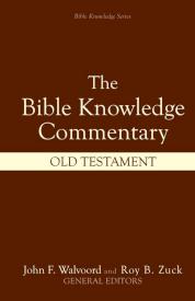 9780882078137 Bible Knowledge Commentary Old Testament