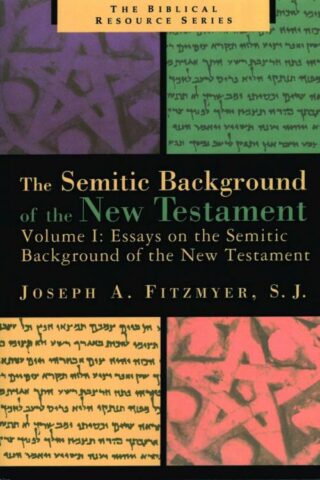 9780802848451 Semitic Background Of The New Testament Volume 1 A Print On Demand Title