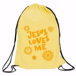 615122158500 Jesus Loves Me Drawstring KJV