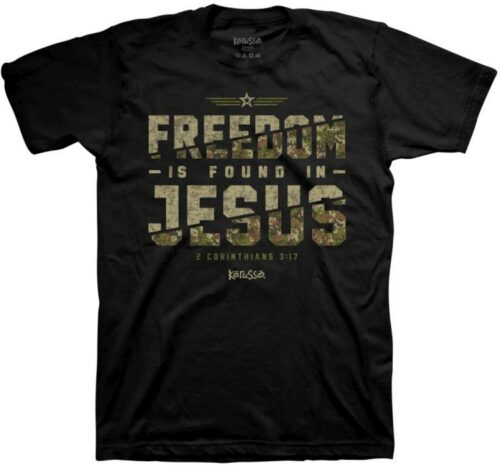 612978642597 Freedom Is Found In Jesus (XL T-Shirt)