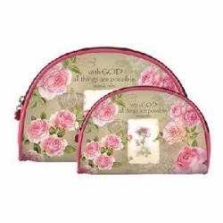 796038230129 With God Roses Cosmetic Duo Set