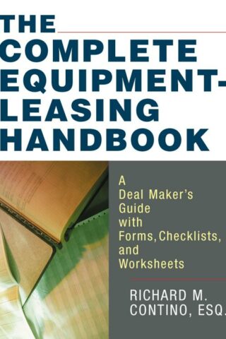 9780814473795 Complete Equipment Leasing Handbook