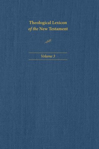 9781496483355 Theological Lexicon Of The New Testament Volume 3