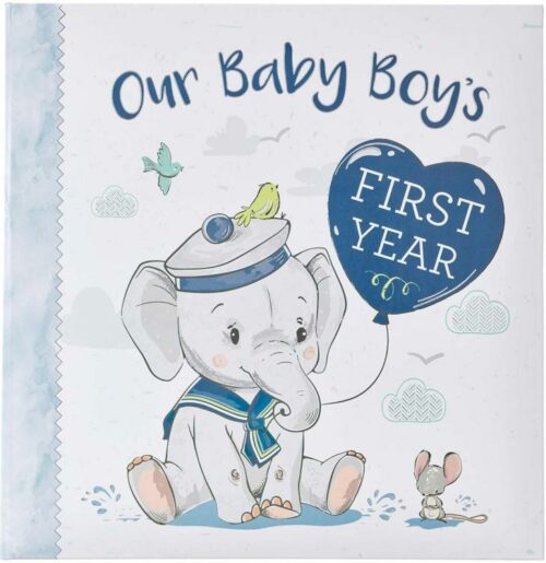 9781432131586 Boy Baby Book of Memories Blue Keepsake Photo Album  Our Baby Boy's First Year M