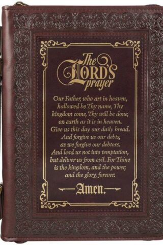1220000321441 Classic Bible & Book Cover for Men & Women: The Lord's Prayer - Matthew 6:9-13 I