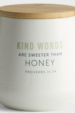 081983783760 Kind Words Are Sweeter Than Honey Proverbs 16:24 Jar