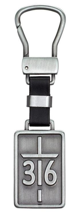 1220000130272 Metal Cross Keychain for Men and Women: John 3:16 Inspirational Bible Verse with