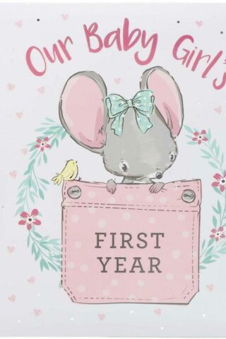 9781432131234 Girl Baby Book of Memories Pink Keepsake Photo Album  Our Baby Girl's First Year