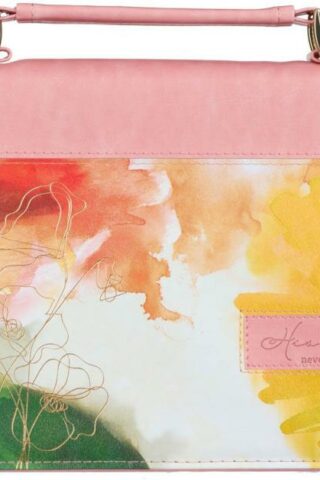 1220000321571 Vegan Leather Fashion Bible Cover Carry Case for Women: His Mercy Never Fails -